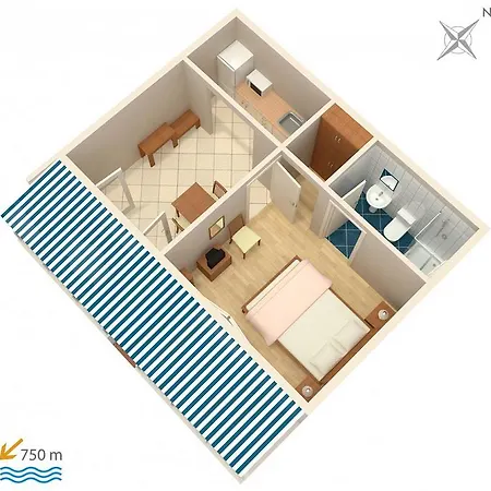 Apartman 4339f Zavalatica
